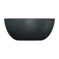 SHELL M+ umywalka nablatowa, Ø35 cm, black lava mat