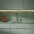 BEND bateria kuchenna z wyciąganą wylewką, chrom połysk