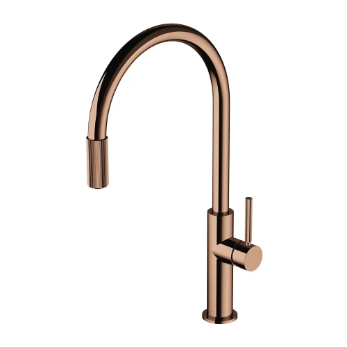 SWITCH bateria kuchenna do podłączenia zestawu filtrującego, miedź połysk