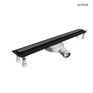 Oltens Langan Slim odpływ prysznicowy liniowy 60 cm grafit połysk/grafit szczotkowany 30009400