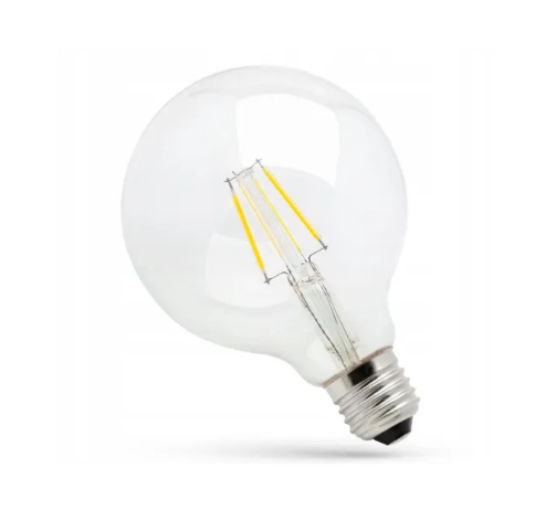 ŻARÓWKA LED GLOB G95 4W E-27 230V WW WOJ+13763