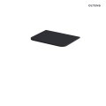 Oltens Hamnes blat naszafkowy 60 cm czarny mat 63012300