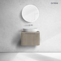 Oltens Hamnes zestaw mebli łazienkowych 60 cm z blatem dąb 68665060