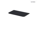 Oltens Hamnes blat naszafkowy 80 cm czarny mat 63013300