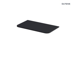 Oltens Hamnes blat naszafkowy 80 cm czarny mat 63013300