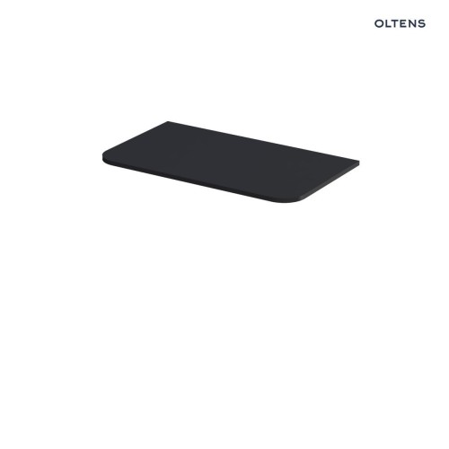 Oltens Hamnes blat naszafkowy 80 cm czarny mat 63013300
