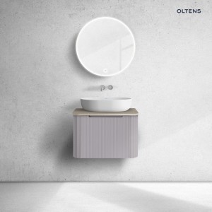 Oltens Hamnes szafka 60 cm podumywalkowa wisząca z blatem kaszmir/dąb 68668900