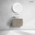 Oltens Hamnes szafka 60 cm podumywalkowa wisząca z blatem dąb/kaszmir 68668060