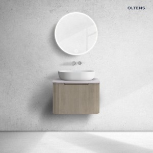 Oltens Hamnes szafka 60 cm podumywalkowa wisząca z blatem dąb/kaszmir 68668060