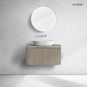 Oltens Hamnes szafka 80 cm podumywalkowa wisząca z blatem dąb 68669060