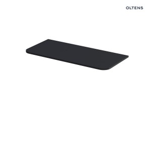 Oltens Hamnes blat naszafkowy 100 cm czarny mat 63014300