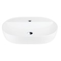 Umywalka nablatowa OLVENA UC5658CH 600x400x120mm Otwór na baterię Chromowany korek