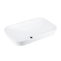 Umywalka nablatowa INTERO UC5580CH prostokątna 530x335x170 mm Chromowany korek