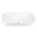 Umywalka nablatowa INTERO UC5580CH prostokątna 530x335x170 mm Chromowany korek
