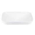 Umywalka nablatowa INTERO UC5580WH prostokątna 530x335x170 mm Biały korek