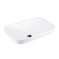 Umywalka nablatowa INTERO UC5580BL prostokątna 530x335x170 mm Czarny korek