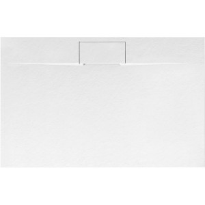 BRODZIK BAZALT LONG WHITE 90x120 + SYFON