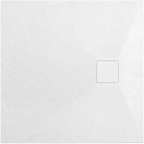 BRODZIK MAGNUM WHITE 90x90 + SYFON
