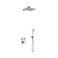 Zestaw prysznicowy podtynkowy ANGO Z02TCH Deszczownica 25cm Termostat Słuchawka prysznicowa Chrom