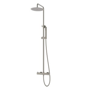 Kolumna prysznicowa LUGO CMN01MBSL Deszczownica 25cm Stal Szczotkowana