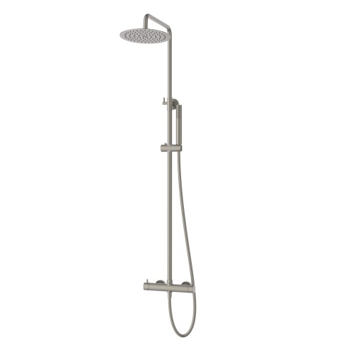 Kolumna prysznicowa LUGO CMN01MBSL Deszczownica 25cm Stal Szczotkowana