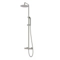 Kolumna prysznicowa LUGO CMN01TBSL Deszczownica 25cm Termostat Stal szczotkowana