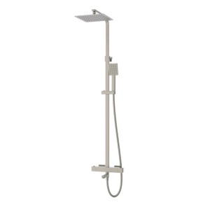 Kolumna prysznicowa ANGO CMN02TBSLW Deszczownica 25cm Termostat Wylewka obrotowa Stal szczotkowana