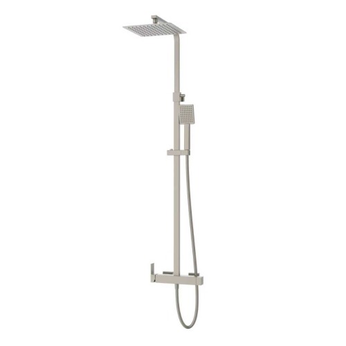Kolumna prysznicowa ANGO CMN02MBSL Deszczownica 25cm Stal szczotkowana