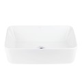 Umywalka nablatowa ANGO UC5627CH prostokątna 480x295x135 mm Chromowany korek