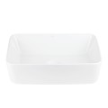 Umywalka nablatowa ANGO UC5627WH prostokątna 480x295x135 mm Biały korek