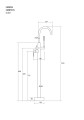 Bateria wannowa wolnostojąca Corsan CMB7535CH chromowana