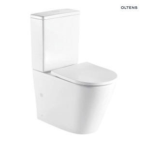 Oltens Jog Stille kompakt miska WC z powłoką SmartClean biały 44500000