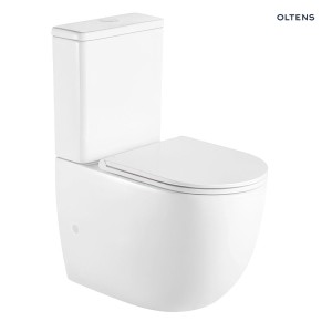 Oltens Hamnes Stille kompakt miska WC z powłoką SmartClean biały 44501000