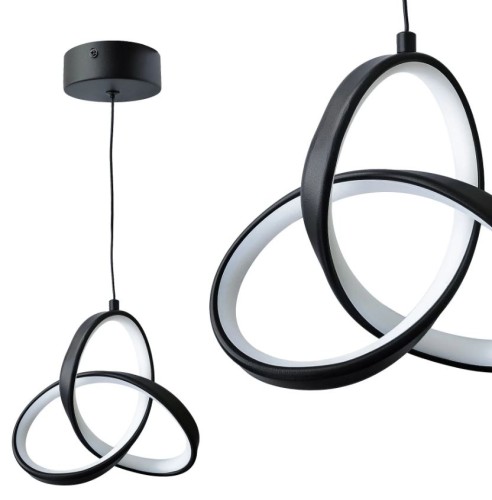 LAMPA APP1784-CP BLACK