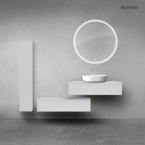 Oltens Vernal zestaw mebli łazienkowych 160 cm szary mat 68697700