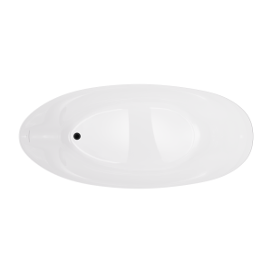 Wanna wolnostojąca AVOLA V032XXLBL 180 cm Korek klik klak Czarny