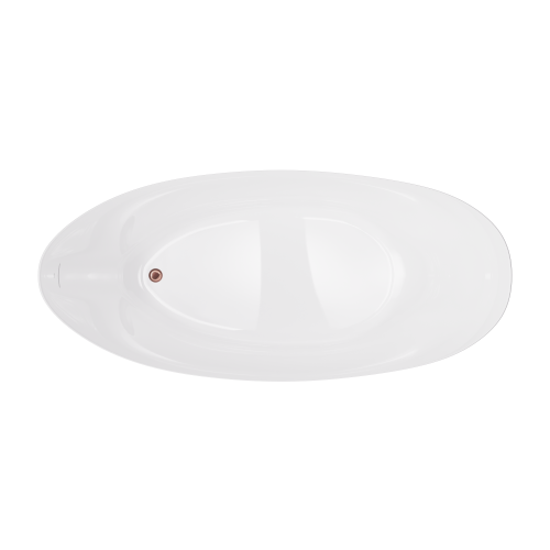 Wanna wolnostojąca AVOLA V032XXLRG 180 cm Korek klik klak Różowe Złoto