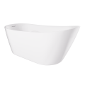 Wanna wolnostojąca ESTELLA II V038XLRG SLIM 170 cm Korek klik klak Różowe złoto