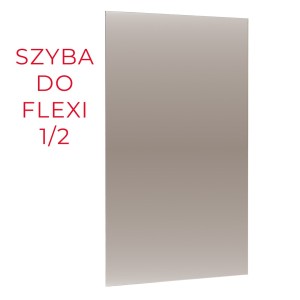ŚCIANKA PRYSZNICOWA FLEXI 110 cm BROWN 1/2