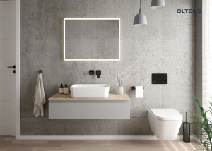 Oltens Hadsel Stille miska WC wisząca PureRim biała 42043000