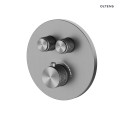 Oltens Onega bateria wannowo-prysznicowa podtynkowa termostatyczna grafit 34601400