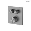 Oltens Onega (S) bateria wannowo-prysznicowa podtynkowa termostatyczna grafit 34602400