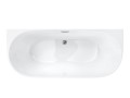 Wanna przyścienna MONO E029XLSCH Slim 170 cm Korek klik klak Chrom
