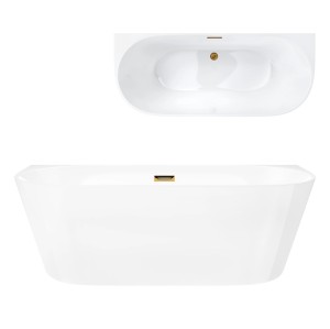 Wanna MONO E029XLSBGL Slim 170cm korek Złoto Szczotkowane
