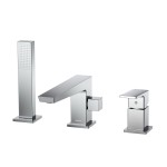 Bateria wannowa 3-otworowa Vellano Chrom Avapax