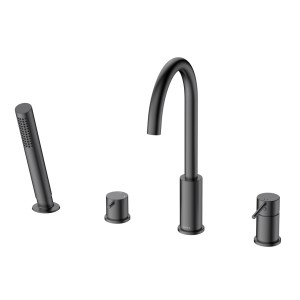 Bateria wannowa  4-otworowa Ultimate Gun metal Avapax