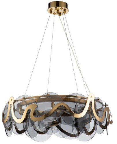 LAMPA APP1545-8CP GOLD/GREY