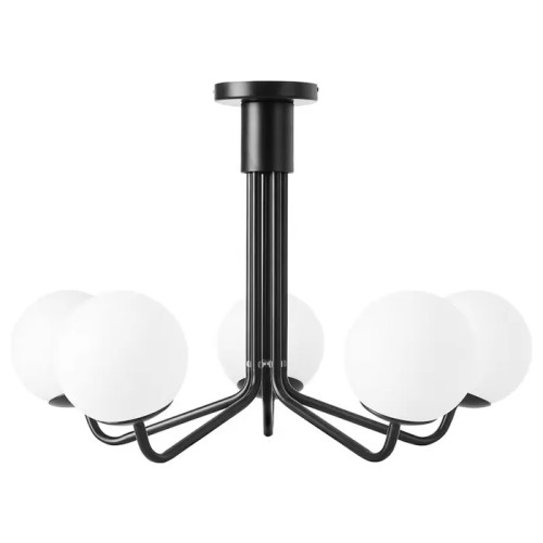 LAMPA APP1578-5CP BLACK MAT