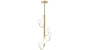 LAMPA APP1585-6CP GOLD MAT