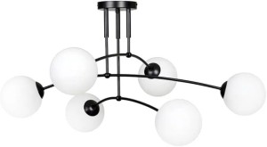 LAMPA APP1576-6CP BLACK MAT